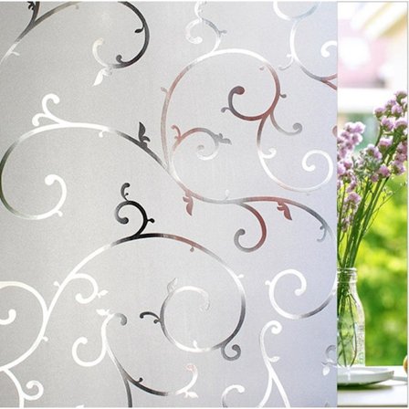 45 * 200 cm europæisk krogmønster elektrostatisk klæbefri