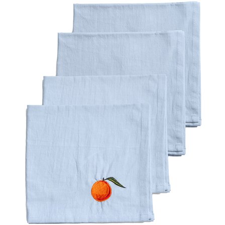 Midnatt Oranges servett 40x40 cm 4-pack | Dukning & Servering > Servetter > Servett | Bagaren och Kocken