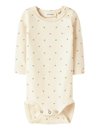 Lil'Atelier Nbflalo Tig Ls Slim Body Lil - Cream - 62