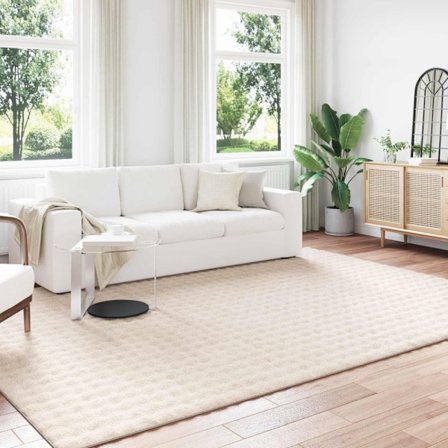 Områdesmattor Rektangulär Beige 280 x 200 cm