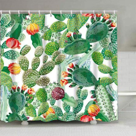 Vandtæt skimmelresistent polyester bruseforhæng