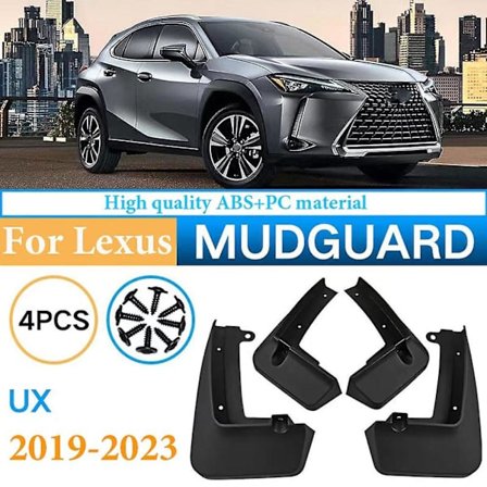 Black Friday Biltilbehør Mudflaps Kompatibel Lexus Ux Ux200 Ux250h 2019-2023 Sprøjtbeskyttere Fender Mudflaps Forreste Bageste Mudguards