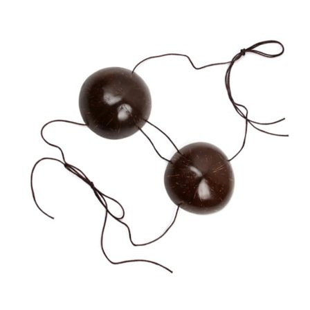 Kokosnøtt BH Hawaiisk Kostyme for Kvinner Strandfester