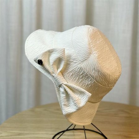 Bøttelue Damelue HVIT