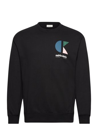 Ls Eu 350Terry Ck Bauhaus Logo C Black Calvin Klein Jeans