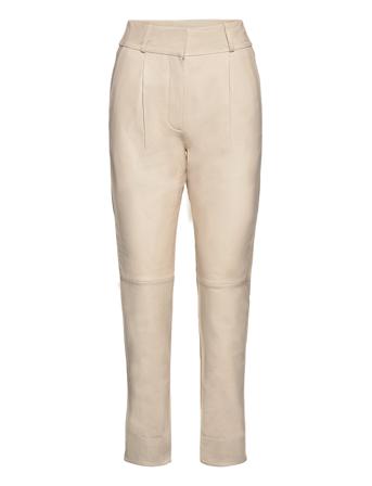 Indai Leather Trousers Cream Second Female