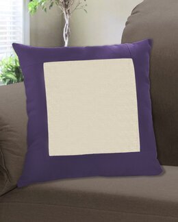 Kissenbezug lila/ungebleicht