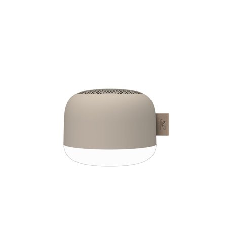 Kreafunk - aLIGHT - Bluetooth-Lautsprecher, Ivory Sand, wasserfest, 2 Lautsprecher für Stereo Play