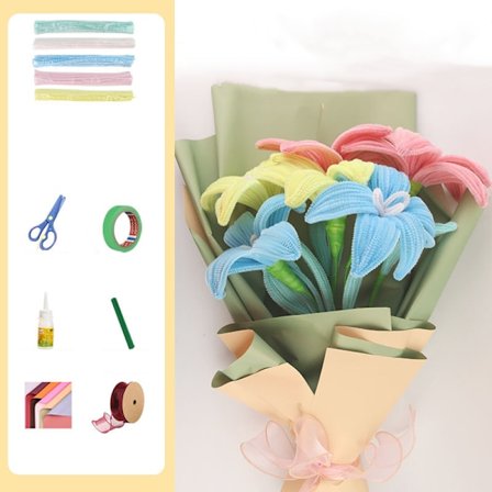 Piippurassit Värikkäät Hienot Kauniit Taivutettavat Kestävät Piippurassit Askartelu DIY Käsintehdyt Lelut Lilja