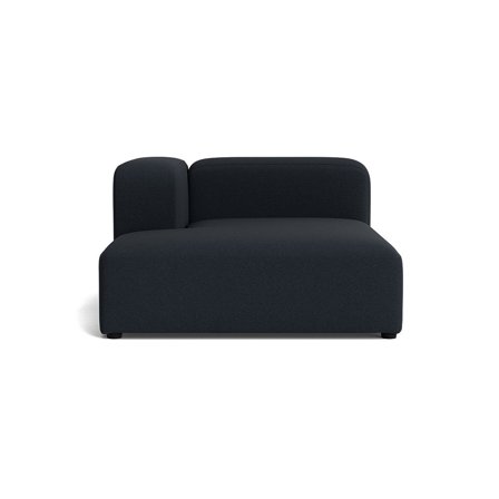 Milo XL chaiselong, venstrevendt - Loop Mørkeblå - 130x170x72 - Sofa, chaiselong