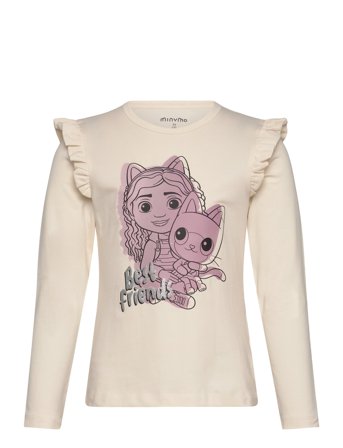 Minymo T-Shirt Ls - Cream - 104