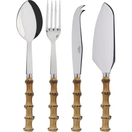 Sabre paris serveringsset 4 delar, bamboo light | Dukning & Servering > Bestick > Serveringsbestick | Bagaren och Kocken