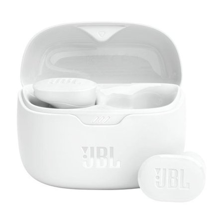 JBL Tune Buds TWS ANC Trådløse Ørepropper, In-Ear (hvit) Bluetooth 5.3, opptil 48t batteritid, Adaptiv Støyreduksjon, app, IP54