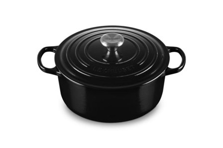 Le Creuset Støpejernsgryte Signature Sort 5,3L