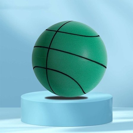 Stille Basketball Hoppende Basketball GRØN 18CM