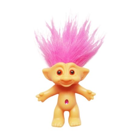 10 cm troldedukke model farvet langt hår dam dukke miniature figur ornament dejlige Leprocauns grimme elver dukke actionfigur