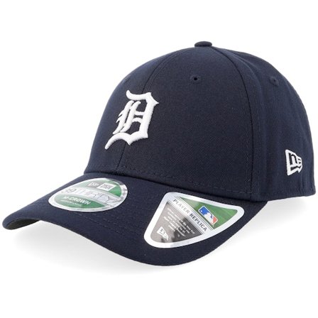 New Era - MLB Blå flexfit Caps - Detroit Tigers MLB Player Replica M-Crown 39THIRTY Navy Flexfit @ Hatstore