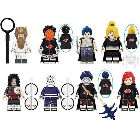 naruto byggstenar små partikel montering leksak