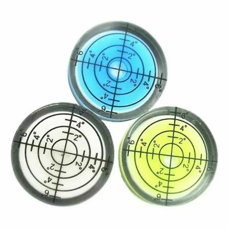 /NN/3 st Vattenpass 32mm X 7mm Mini Runt Libellvattenpass B{f2}