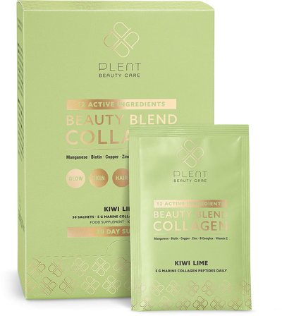 Plent Beauty Blend Collagen Kiwi Lime 30 stk, Helse & Madvarer, Kollagen, Øvrig Kollagentilskud