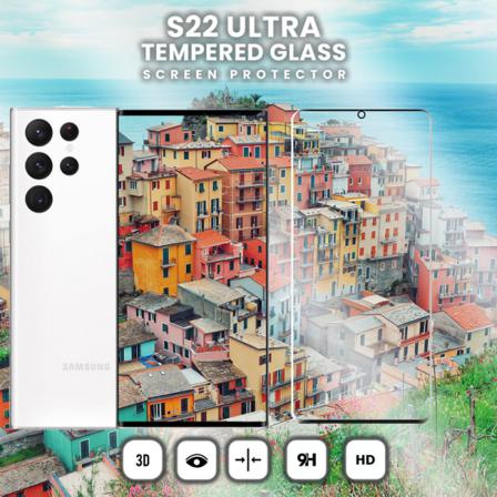 Samsung S22 Ultra - 9h Härdat Glass - 3d Super Kvalitet