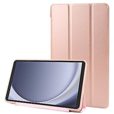 Tri-fold Læder Tablet Etui Til Samsung Galaxy Tab A9 (Rosaguld)