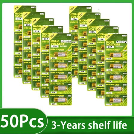 12V 23A batteri 23GA A23S E23A EL12 MN21 V23GA GP23A LRV08 Til dørklokke Fjernbetjening Elektrisk legetøj A23 Alkaline batteripakke