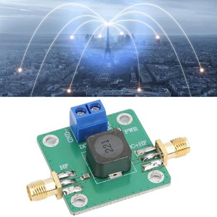 RF Bias Tee DC-matning Mikrovågsblocker 50K‐60MHz Biaser Elektronisk Komponent Industriella Tillbehör