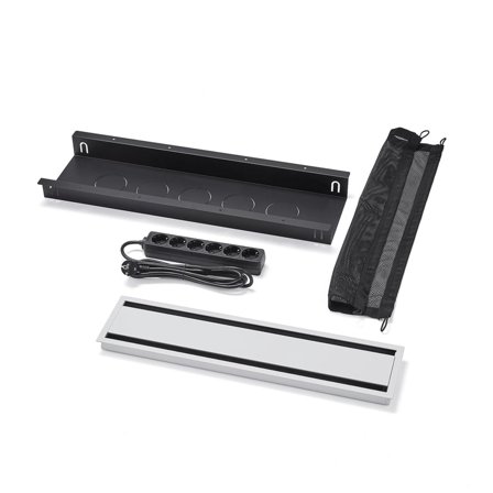 Kabelboks UNIFY, stor, inkl. grenuttak, hvit