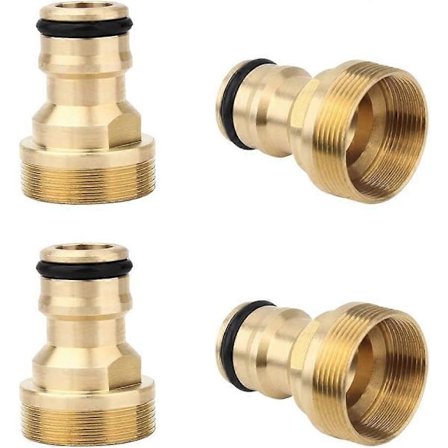 Trädgårdsslang Adapter Mässing Krananslutning Trädgård Universal Köksblandare Adapter Hane och Hona Gängad Adapter