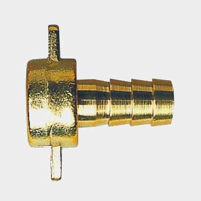 Slangnippel, lös mutter inv. 1/2" x 12.5 mm slang