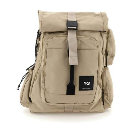 Y-3 Rugzaks , Beige , Heren , Maat: ONE Size Rugzakken