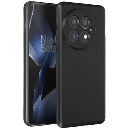 Fodral för OnePlus 13 Silikon Mjuk Matt Svart