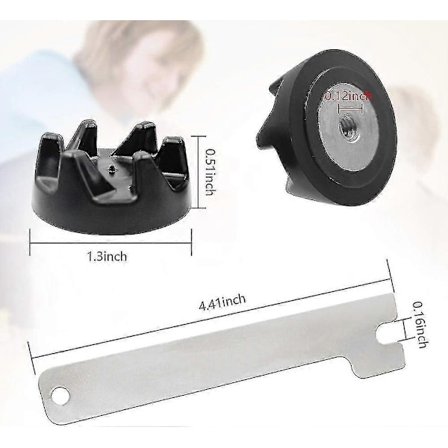 5-pack Mixer Gummiskoppling Växelkoppling med Avtagningssats för Kitchenaid 9704230