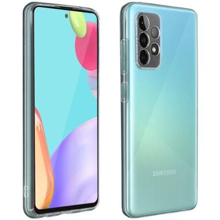 Taske til Samsung A52 og A52s Blødt og hærdet glasfilm 9H Hårdhed sort