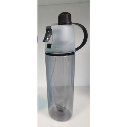 Barne Spray Mist Vannflaske Ikke-giftig og BPA-fri 600 ml Grå Grey