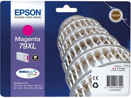 Epson Bläckpatron 79XL, magenta - Lyreco - Toner och bläck > Bläckpatroner > Bläckpatroner Epson