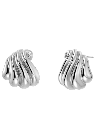 Edblad Corazza Studs S Steel Smycken & klockor Dam Grå ONESIZE