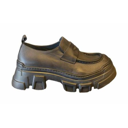 Lofina Loafer Grå, Dame Loafers, Størrelse: 39 EU