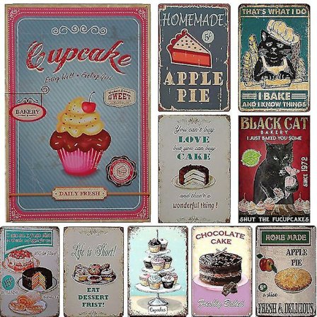 Retro Metal Poster - Seinäkoriste Vintage Tin Sign