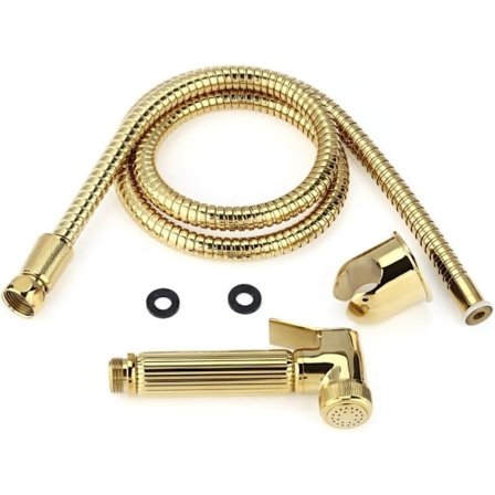 Toilet Hygiejne Sæt Vægmonteret Bærbar Bidet Spray/Sprayhoved/Håndholdt Bruser Shattaf Sæt til Personlig Pleje Hygiejne Potte Toilet Guld