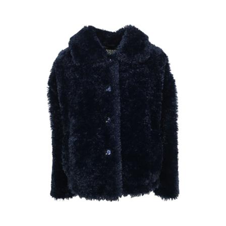 Liviana Conti, Fur Jacket Blauw, Dames, Maat:S