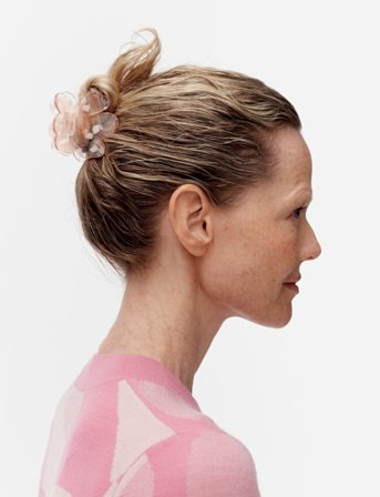 Marimekko Unikko Hair Clip Small - Pink - ONE SIZE
