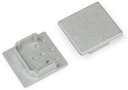 Bellalite C1940040 Endestykke Sølv, Installationsmateriale