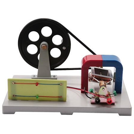 Hånd AC og DC krumtap generator model, demonstrationsmotor generator aktivitetsmodel, enhed eksperimentelt udstyr(Som vist)