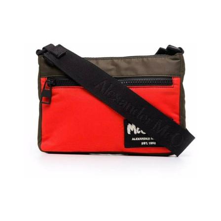 Alexander McQueen Tas , Rood , Heren , Maat: ONE Size Schoudertassen