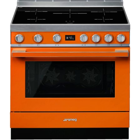 Smeg CPF9IPOR Portofino induktionskomfur, orange | KitchenOne