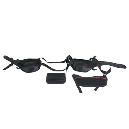 Resefodral Väska Ljudförvaringsväska Skyddande Väska Hållare med Axelrem för Boombox 3 Högtalare Portabel