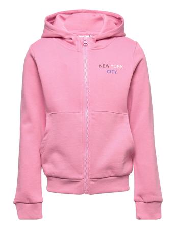 Nkfolise Swe Card W Hood Bru Pink Name It
