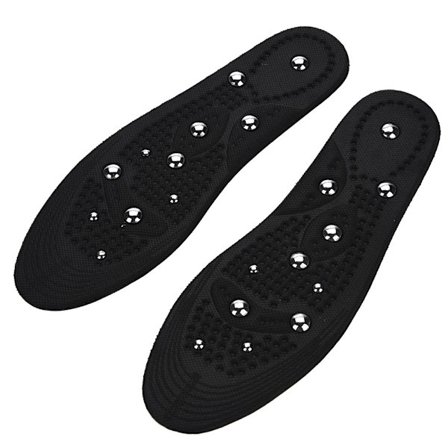 1 par magnetiske helse medisinsk terapi massasje sko innleggssåler (L)